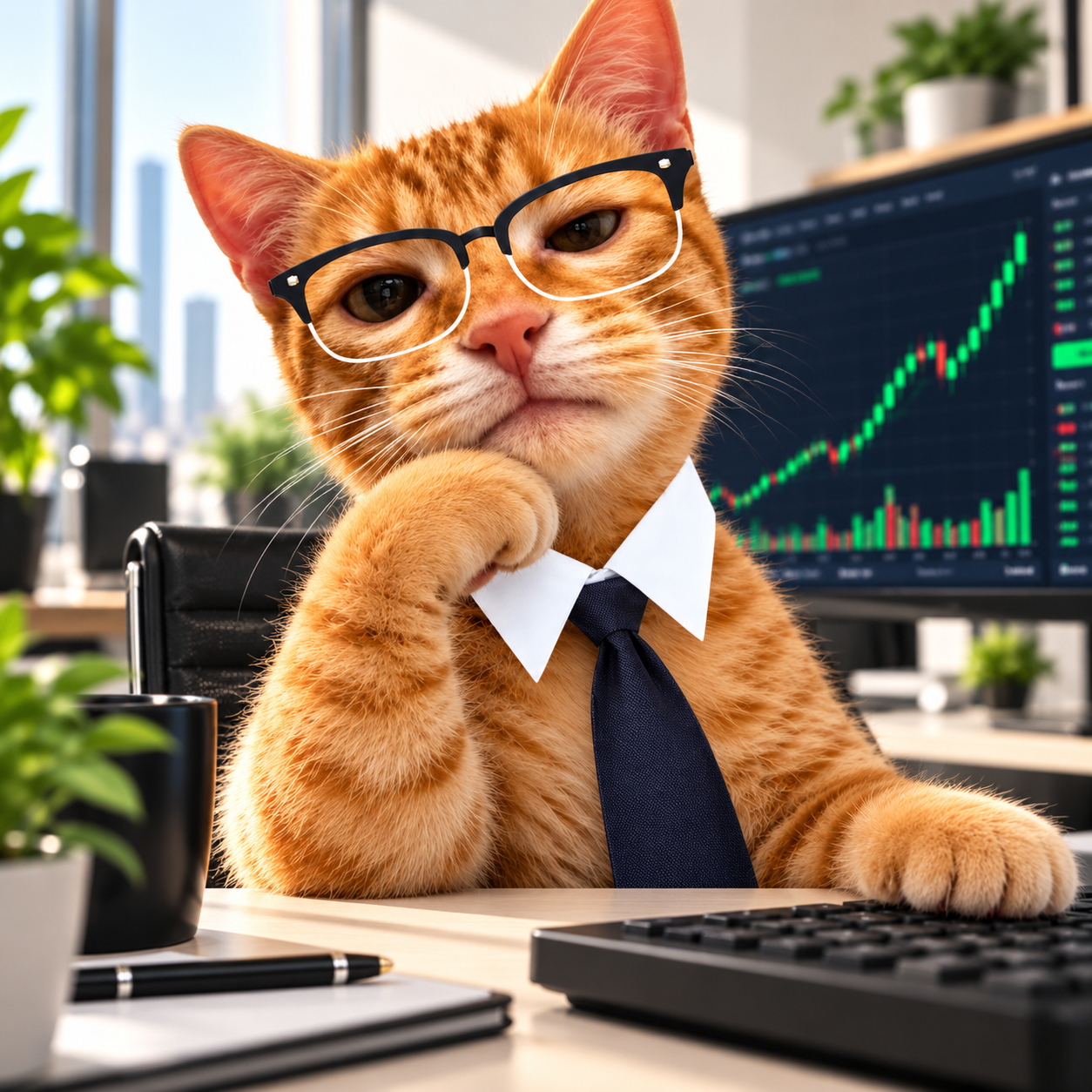 Fomo Deg in a confident office portrait